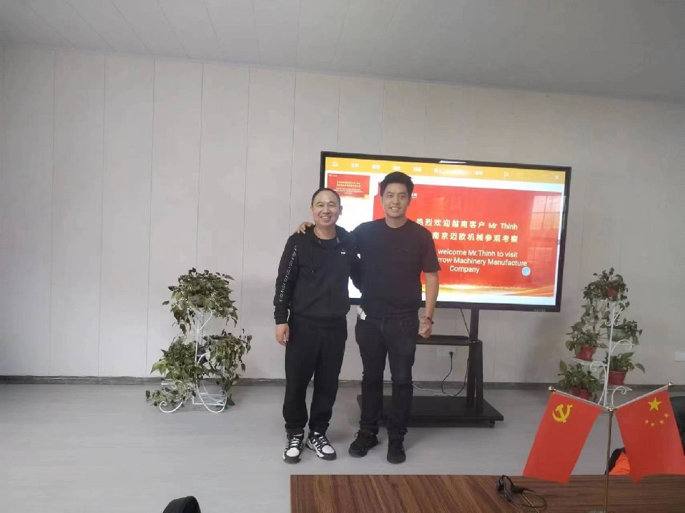 越南、印度客戶來我司參觀考察